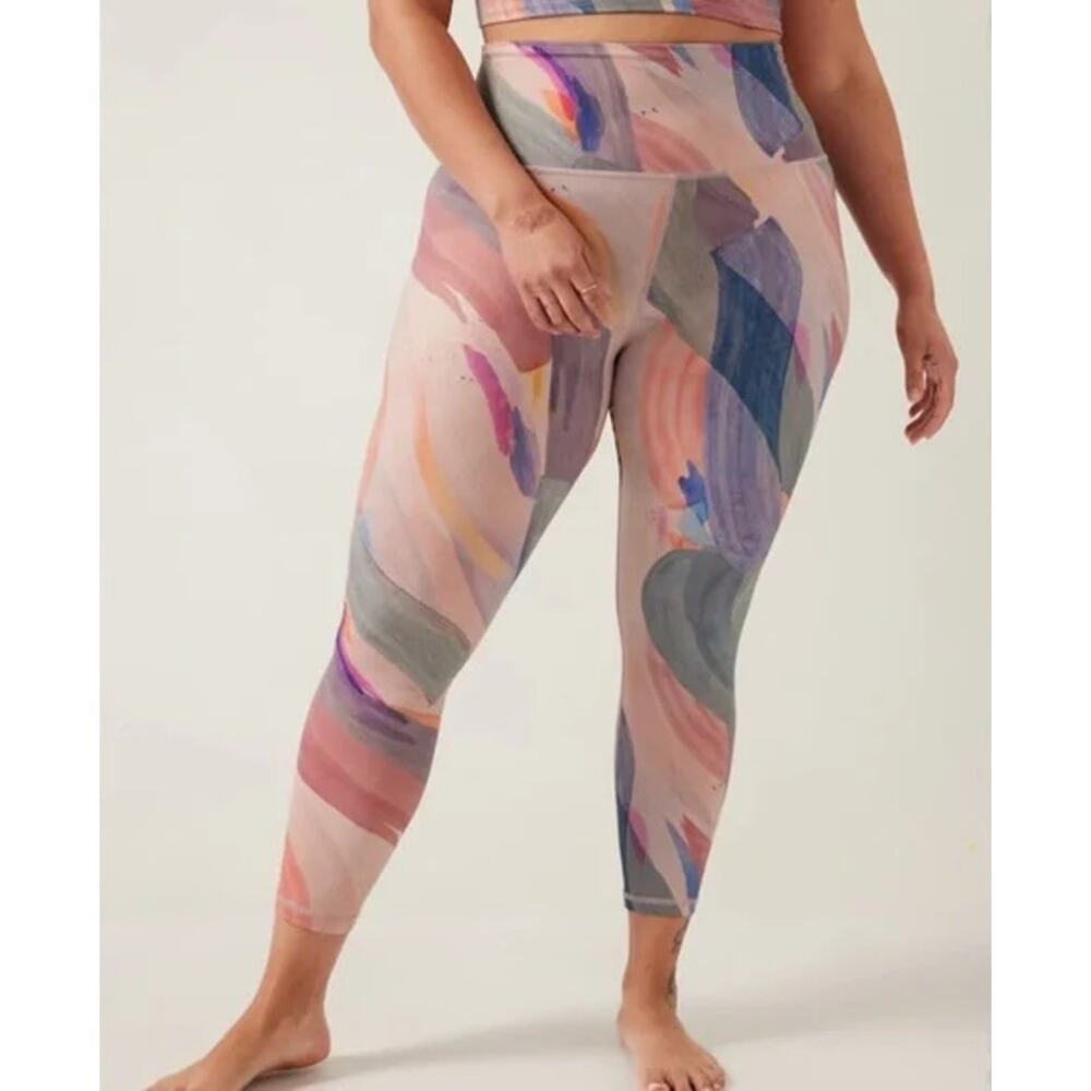 Athleta NEW Elation 7/8 Tights Leggings in Vibrance Orchid Pink Women 2X Plus